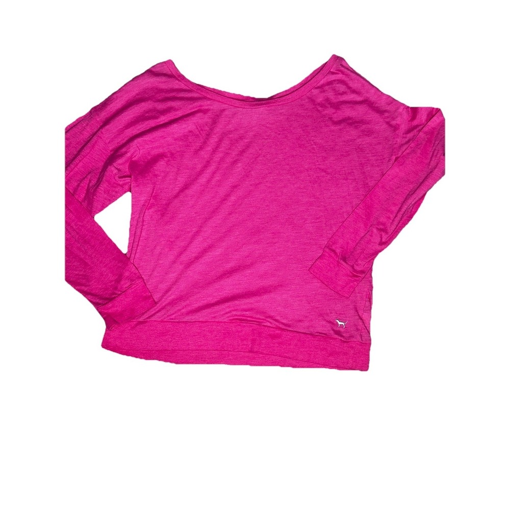 Vintage Victoria's Secret Pink Women's Long Sleeve Top Size Large